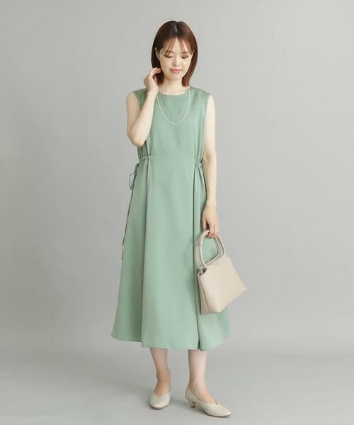 URBAN RESEARCH DOORS / アーバンリサーチ ドアーズ ドレス | サイドギャザーワンピース | 詳細9