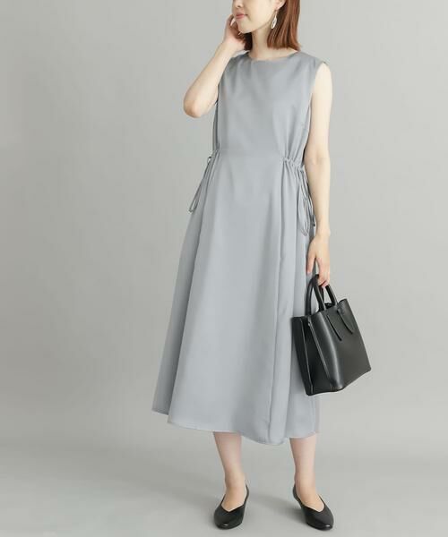 URBAN RESEARCH DOORS / アーバンリサーチ ドアーズ ドレス | サイドギャザーワンピース | 詳細15