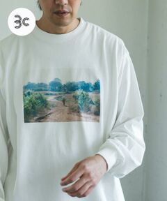 URBAN RESEARCH DOORS / アーバンリサーチ ドアーズ Tシャツ | Grow Organic フォトプリントロングスリーブTシャツ