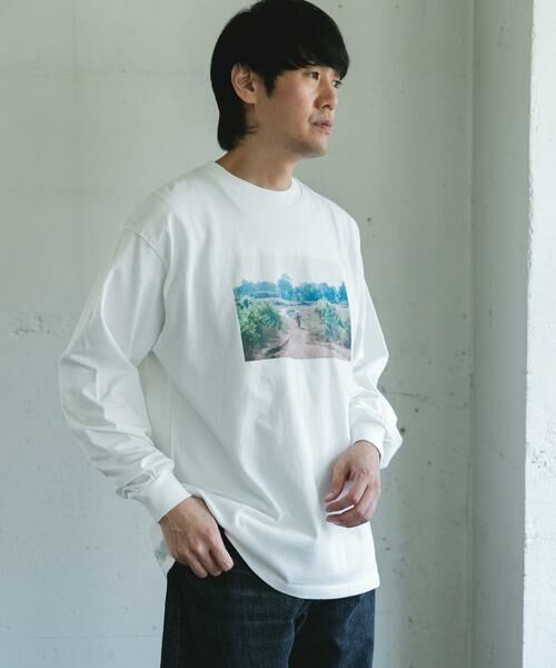 URBAN RESEARCH DOORS / アーバンリサーチ ドアーズ Tシャツ | Grow Organic フォトプリントロングスリーブTシャツ | 詳細4