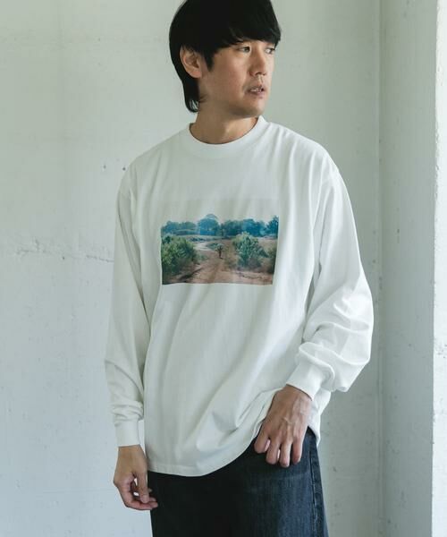 URBAN RESEARCH DOORS / アーバンリサーチ ドアーズ Tシャツ | Grow Organic フォトプリントロングスリーブTシャツ | 詳細5