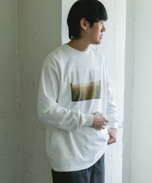 URBAN RESEARCH DOORS / アーバンリサーチ ドアーズ Tシャツ | Grow Organic フォトプリントロングスリーブTシャツ | 詳細11
