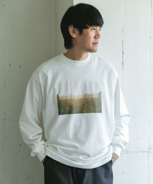 URBAN RESEARCH DOORS / アーバンリサーチ ドアーズ Tシャツ | Grow Organic フォトプリントロングスリーブTシャツ | 詳細12