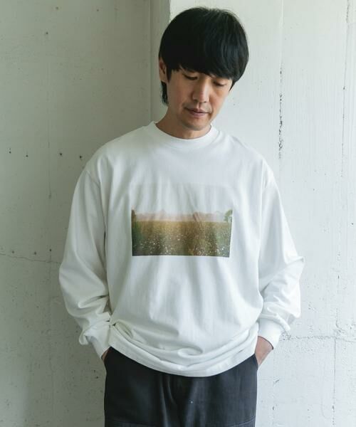 URBAN RESEARCH DOORS / アーバンリサーチ ドアーズ Tシャツ | Grow Organic フォトプリントロングスリーブTシャツ | 詳細13