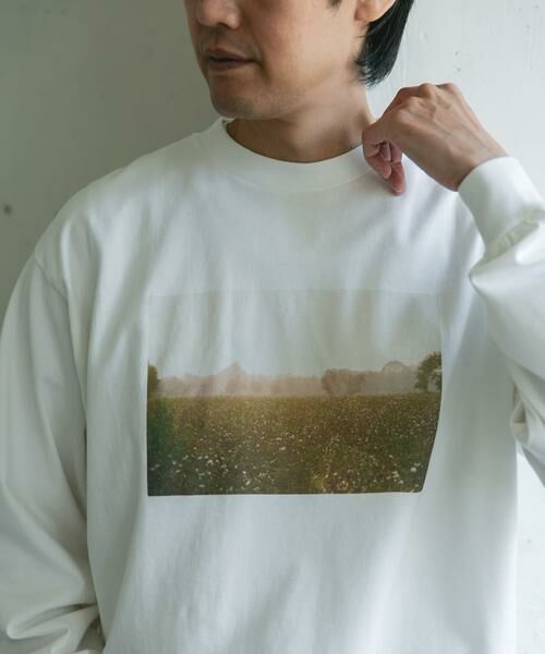 URBAN RESEARCH DOORS / アーバンリサーチ ドアーズ Tシャツ | Grow Organic フォトプリントロングスリーブTシャツ | 詳細14