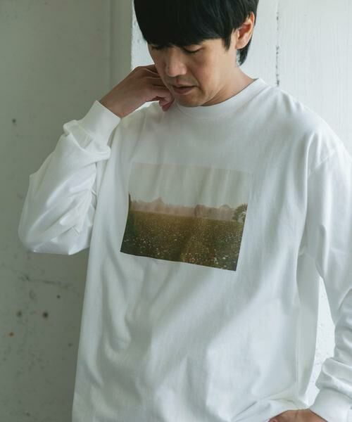 URBAN RESEARCH DOORS / アーバンリサーチ ドアーズ Tシャツ | Grow Organic フォトプリントロングスリーブTシャツ | 詳細15