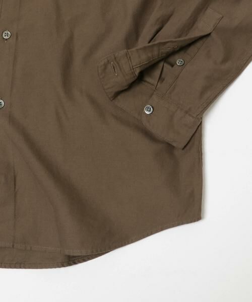 URBAN RESEARCH DOORS / アーバンリサーチ ドアーズ シャツ・ブラウス | ピーチ起毛 バンドカラー ロングスリーブシャツ | 詳細10