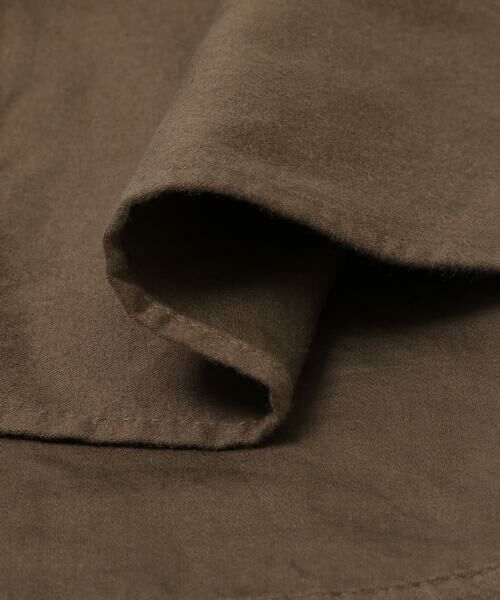 URBAN RESEARCH DOORS / アーバンリサーチ ドアーズ シャツ・ブラウス | ピーチ起毛 バンドカラー ロングスリーブシャツ | 詳細12