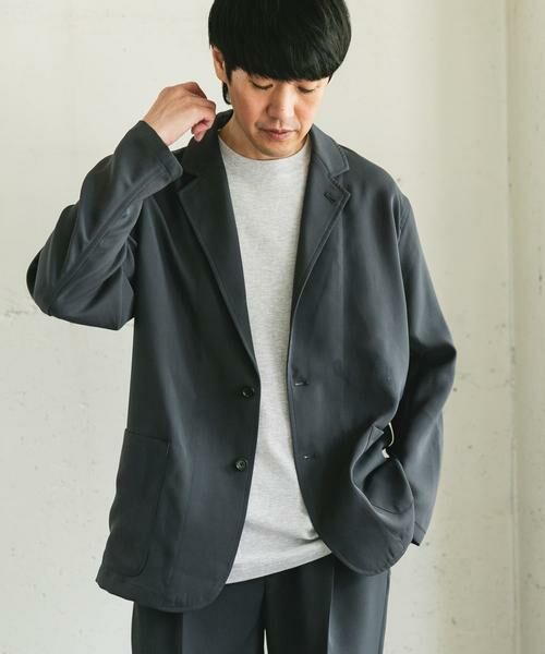 URBAN RESEARCH DOORS / アーバンリサーチ ドアーズ その他アウター | ダブルクロス 2B イージージャケット | 詳細4