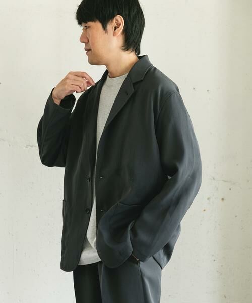 URBAN RESEARCH DOORS / アーバンリサーチ ドアーズ その他アウター | ダブルクロス 2B イージージャケット | 詳細5