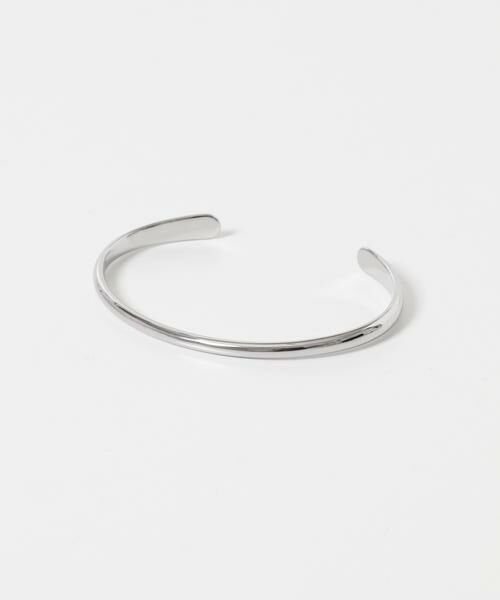URBAN RESEARCH DOORS / アーバンリサーチ ドアーズ ブレスレット・バングル | フラットサイドバングル（シルバー）