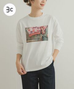 URBAN RESEARCH DOORS / アーバンリサーチ ドアーズ Tシャツ | Grow OrganicフォトプリントロングTシャツ