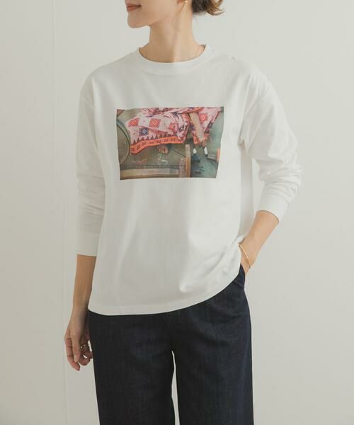 URBAN RESEARCH DOORS / アーバンリサーチ ドアーズ Tシャツ | Grow OrganicフォトプリントロングTシャツ | 詳細1
