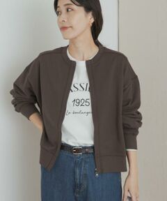 URBAN RESEARCH DOORS / アーバンリサーチ ドアーズ カーディガン・ボレロ | 『WEB/一部店舗限定カラー』コットンスウェットZIPカーディガン