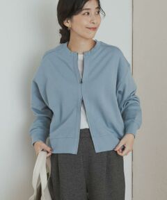 URBAN RESEARCH DOORS / アーバンリサーチ ドアーズ カーディガン・ボレロ | 『WEB/一部店舗限定カラー』コットンスウェットZIPカーディガン