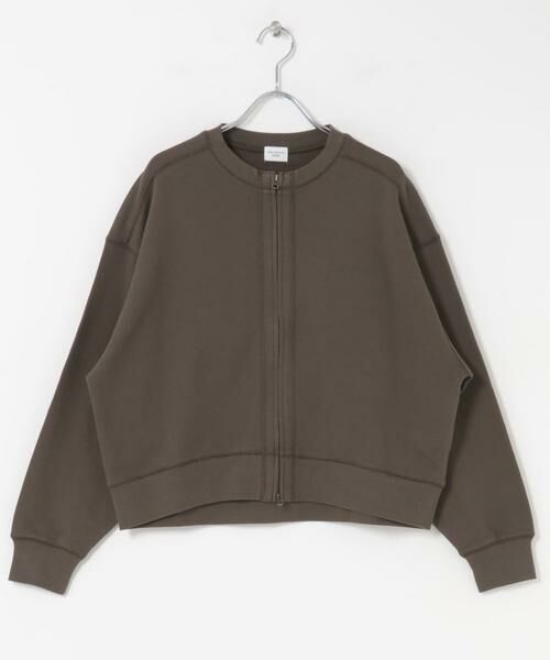 URBAN RESEARCH DOORS / アーバンリサーチ ドアーズ カーディガン・ボレロ | 『WEB/一部店舗限定カラー』コットンスウェットZIPカーディガン | 詳細8