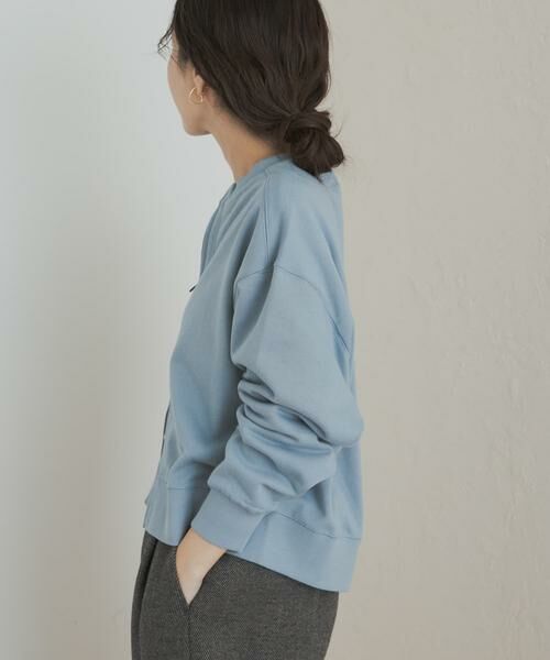URBAN RESEARCH DOORS / アーバンリサーチ ドアーズ カーディガン・ボレロ | 『WEB/一部店舗限定カラー』コットンスウェットZIPカーディガン | 詳細13