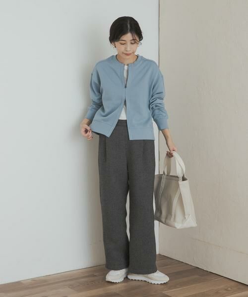 URBAN RESEARCH DOORS / アーバンリサーチ ドアーズ カーディガン・ボレロ | 『WEB/一部店舗限定カラー』コットンスウェットZIPカーディガン | 詳細16