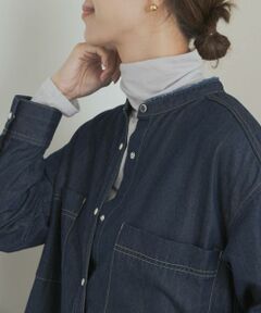 URBAN RESEARCH DOORS / アーバンリサーチ ドアーズ Tシャツ | カシミヤシルク混タートルネックカットソー