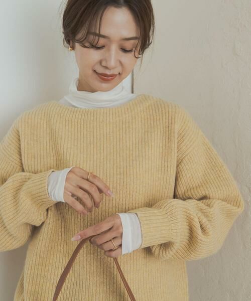 URBAN RESEARCH DOORS / アーバンリサーチ ドアーズ Tシャツ | カシミヤシルク混タートルネックカットソー | 詳細2