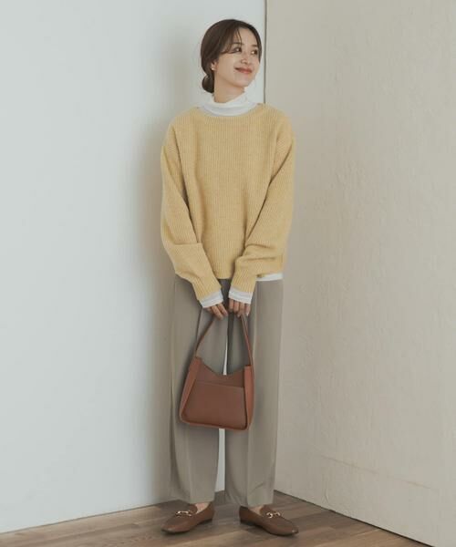 URBAN RESEARCH DOORS / アーバンリサーチ ドアーズ Tシャツ | カシミヤシルク混タートルネックカットソー | 詳細5