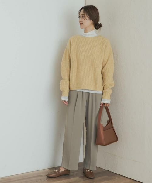 URBAN RESEARCH DOORS / アーバンリサーチ ドアーズ Tシャツ | カシミヤシルク混タートルネックカットソー | 詳細6