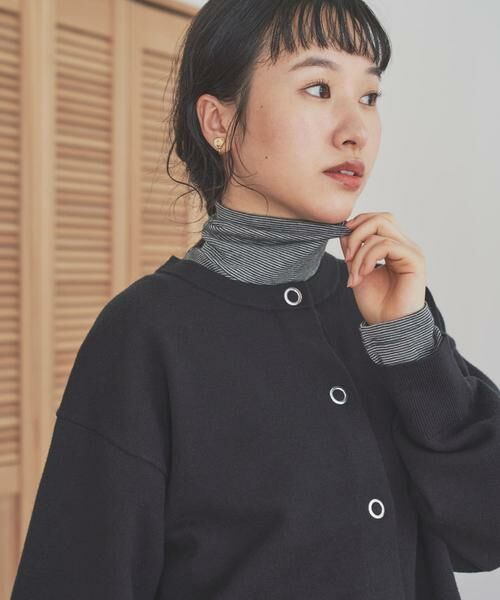 URBAN RESEARCH DOORS / アーバンリサーチ ドアーズ Tシャツ | カシミヤシルク混タートルネックカットソー | 詳細10