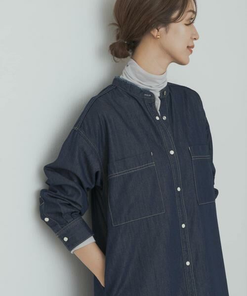 URBAN RESEARCH DOORS / アーバンリサーチ ドアーズ Tシャツ | カシミヤシルク混タートルネックカットソー | 詳細18