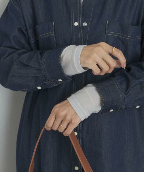 URBAN RESEARCH DOORS / アーバンリサーチ ドアーズ Tシャツ | カシミヤシルク混タートルネックカットソー | 詳細20