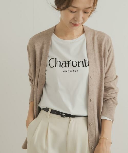 URBAN RESEARCH DOORS / アーバンリサーチ ドアーズ Tシャツ | フロッキーロゴプリントロングTシャツ | 詳細1