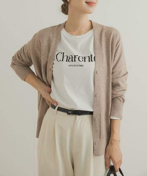 URBAN RESEARCH DOORS / アーバンリサーチ ドアーズ Tシャツ | フロッキーロゴプリントロングTシャツ | 詳細2