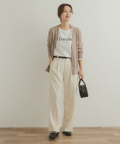 URBAN RESEARCH DOORS / アーバンリサーチ ドアーズ Tシャツ | フロッキーロゴプリントロングTシャツ | 詳細3