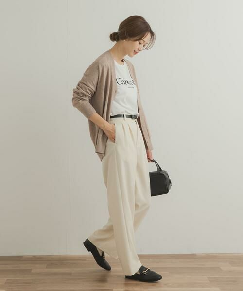 URBAN RESEARCH DOORS / アーバンリサーチ ドアーズ Tシャツ | フロッキーロゴプリントロングTシャツ | 詳細4