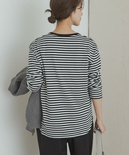 URBAN RESEARCH DOORS / アーバンリサーチ ドアーズ Tシャツ | コットンラウンドヘムカットソー | 詳細13