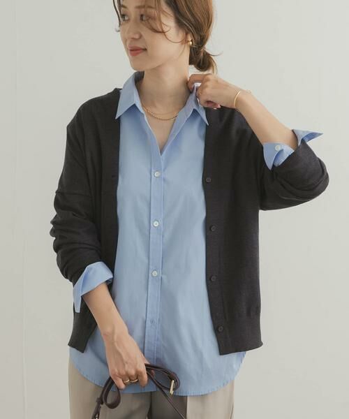 URBAN RESEARCH DOORS / アーバンリサーチ ドアーズ シャツ・ブラウス | 『UR TECH』レギュラーカラーオーバーシャツ | 詳細1