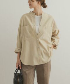 URBAN RESEARCH DOORS / アーバンリサーチ ドアーズ シャツ・ブラウス | 微起毛バンドカラーシャツ