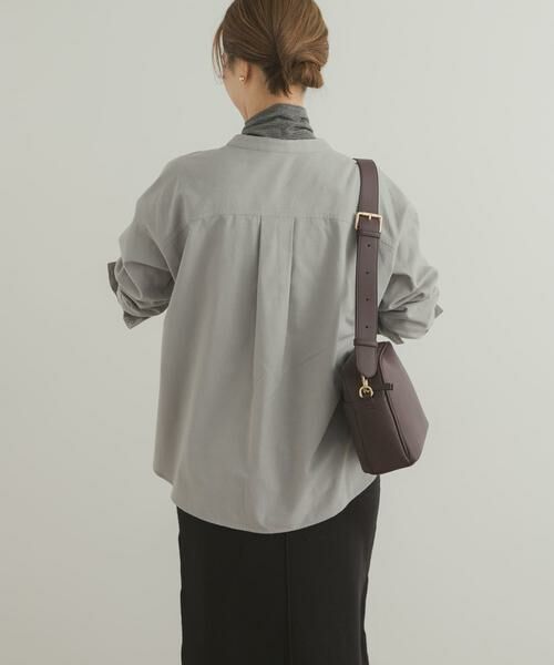 URBAN RESEARCH DOORS / アーバンリサーチ ドアーズ シャツ・ブラウス | 微起毛バンドカラーシャツ | 詳細2