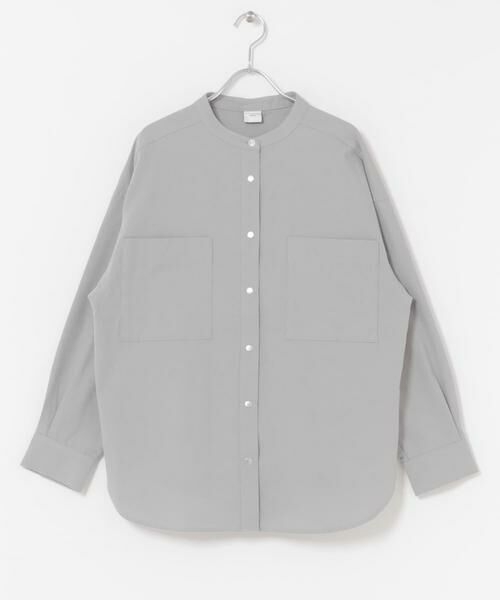 URBAN RESEARCH DOORS / アーバンリサーチ ドアーズ シャツ・ブラウス | 微起毛バンドカラーシャツ | 詳細8
