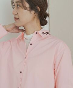 URBAN RESEARCH DOORS / アーバンリサーチ ドアーズ シャツ・ブラウス | 衿ロゴ刺繍カラーシャツ