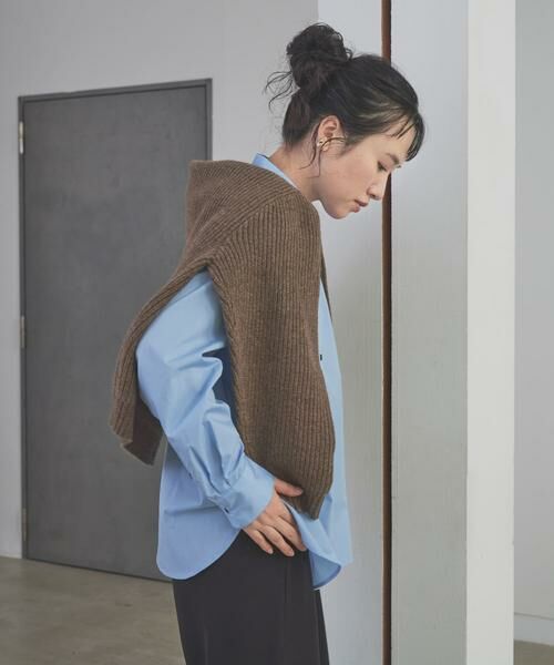 URBAN RESEARCH DOORS / アーバンリサーチ ドアーズ シャツ・ブラウス | 衿ロゴ刺繍カラーシャツ | 詳細3