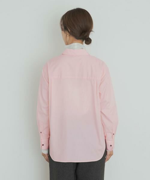 URBAN RESEARCH DOORS / アーバンリサーチ ドアーズ シャツ・ブラウス | 衿ロゴ刺繍カラーシャツ | 詳細24