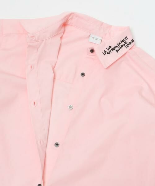 URBAN RESEARCH DOORS / アーバンリサーチ ドアーズ シャツ・ブラウス | 衿ロゴ刺繍カラーシャツ | 詳細26
