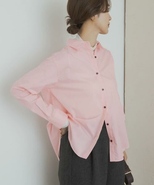 URBAN RESEARCH DOORS / アーバンリサーチ ドアーズ シャツ・ブラウス | 衿ロゴ刺繍カラーシャツ | 詳細18