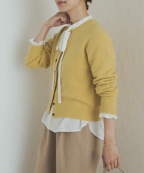 URBAN RESEARCH DOORS / アーバンリサーチ ドアーズ シャツ・ブラウス | コットンレーヨンリボンブラウス | 詳細1