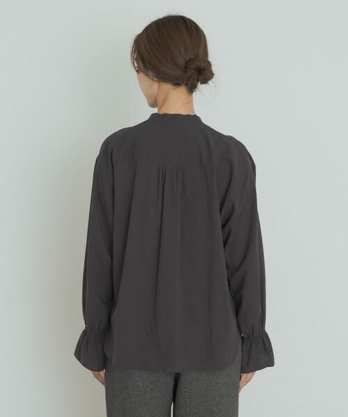 URBAN RESEARCH DOORS / アーバンリサーチ ドアーズ シャツ・ブラウス | コットンレーヨンリボンブラウス | 詳細19
