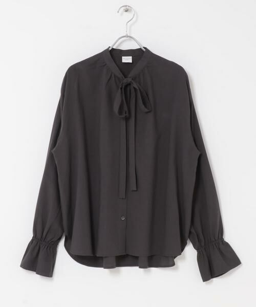 URBAN RESEARCH DOORS / アーバンリサーチ ドアーズ シャツ・ブラウス | コットンレーヨンリボンブラウス | 詳細20