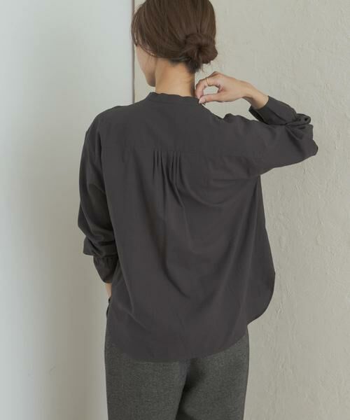 URBAN RESEARCH DOORS / アーバンリサーチ ドアーズ シャツ・ブラウス | コットンレーヨンリボンブラウス | 詳細13