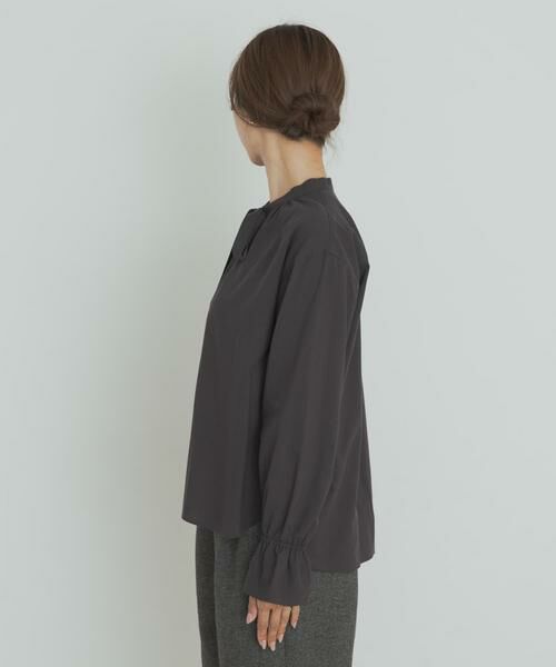 URBAN RESEARCH DOORS / アーバンリサーチ ドアーズ シャツ・ブラウス | コットンレーヨンリボンブラウス | 詳細18