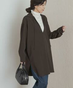 URBAN RESEARCH DOORS / アーバンリサーチ ドアーズ シャツ・ブラウス | スキッパーチュニックシャツ