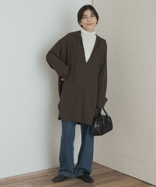 URBAN RESEARCH DOORS / アーバンリサーチ ドアーズ シャツ・ブラウス | スキッパーチュニックシャツ | 詳細6